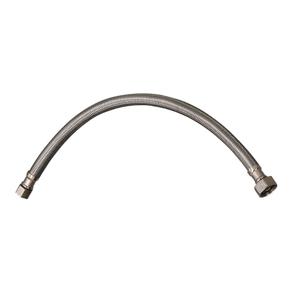 Plumb Pak EZ 3/8 in. Compression X 1/2 in. D FIP 12 in. Stainless Steel Faucet Supply Line PP23801LF - main